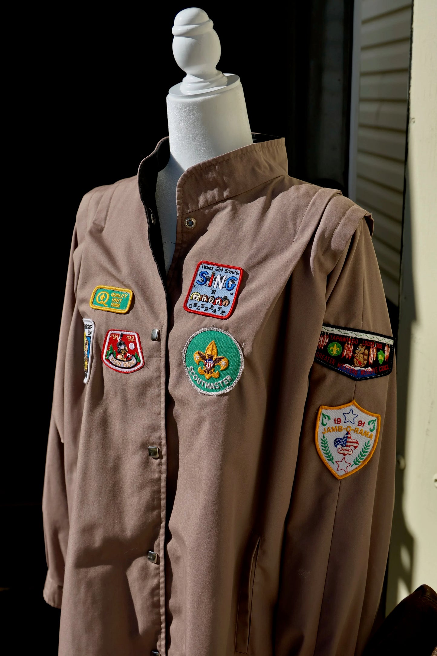 "Trail Scout Badge" - Upcycled Vintage Foxland Jacket