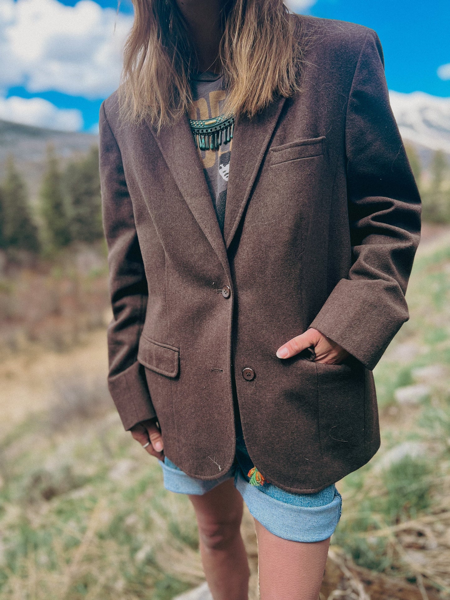 Vintage 70s–80s Pendleton Women’s Wool Classic Blazer