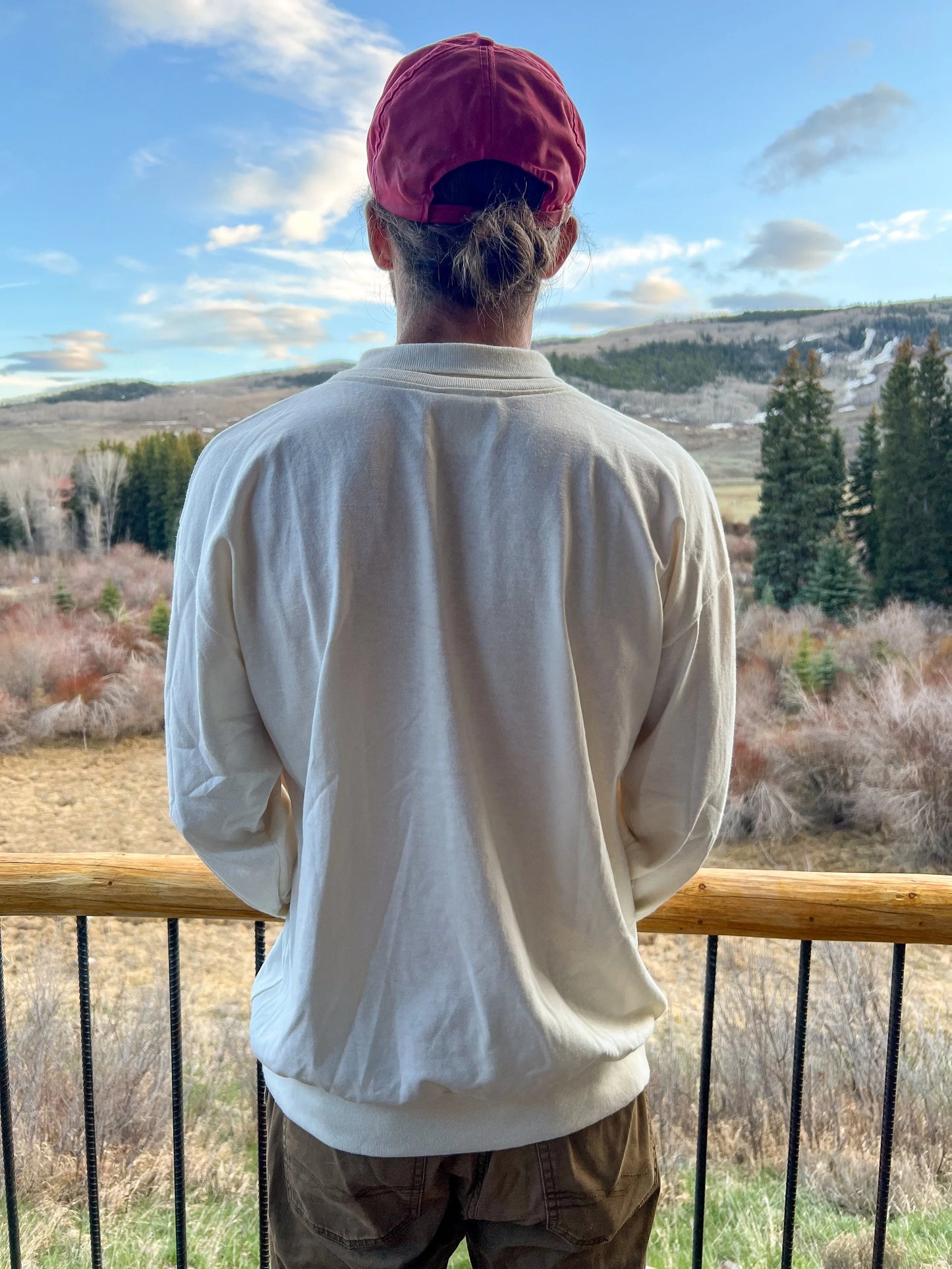 Vintage CA 405 Men’s Tan Cotton Blend Shirt