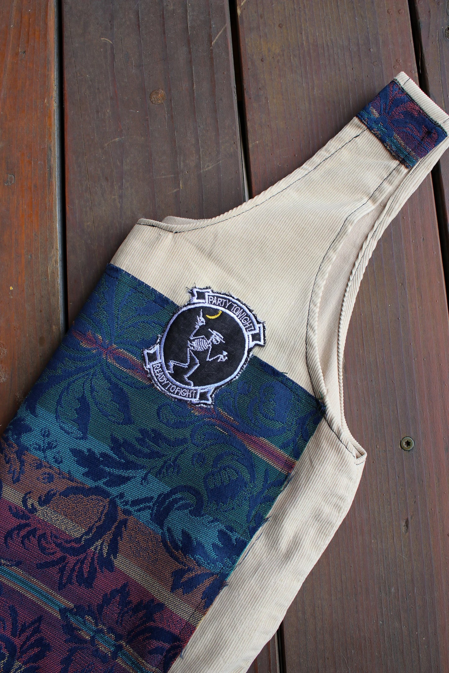 “Patchwork Jam” – Handmade Upcycled Grateful Dead Patch Tank