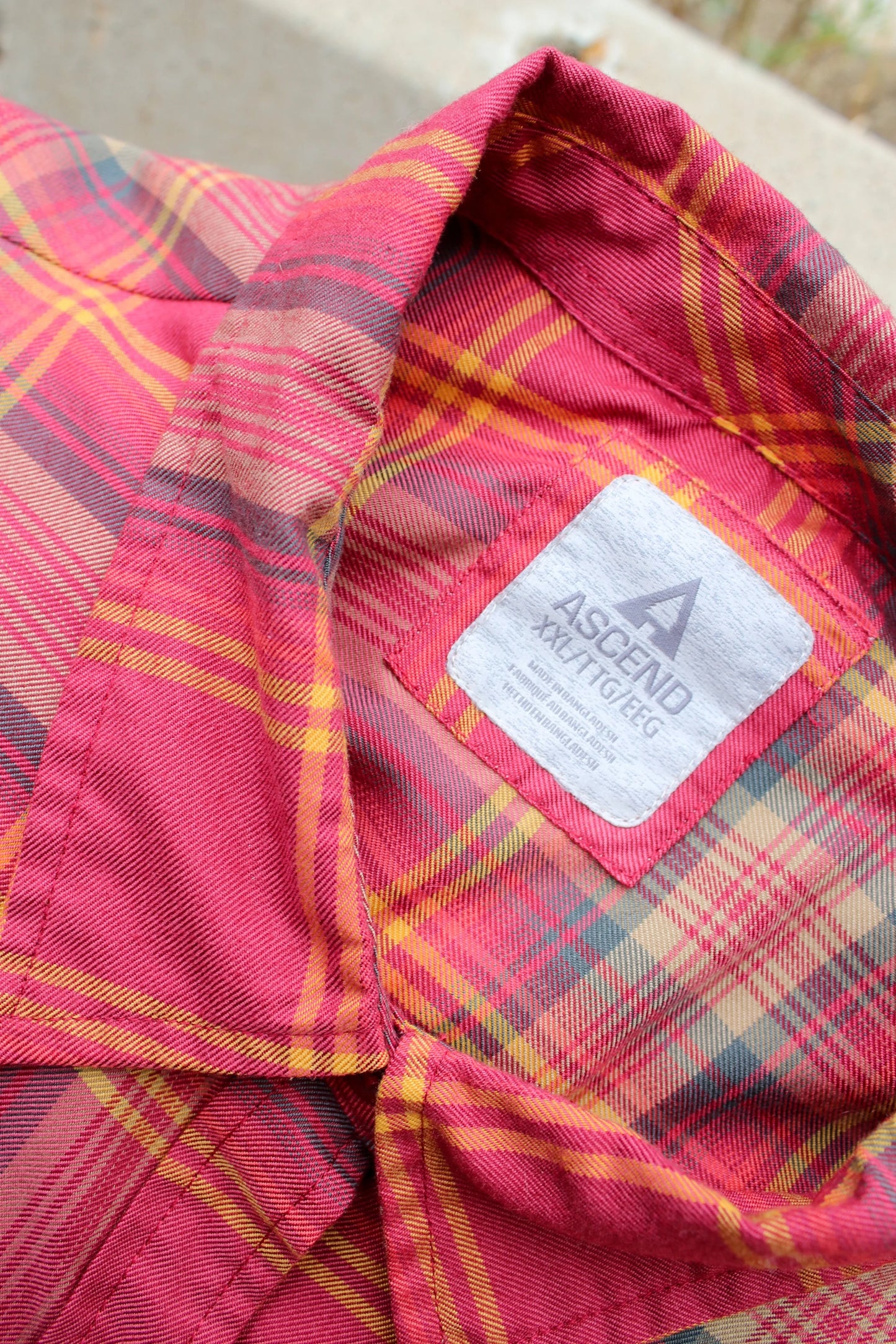 “High Desert Flannel” – Upcycled Ascend Red Flannel
