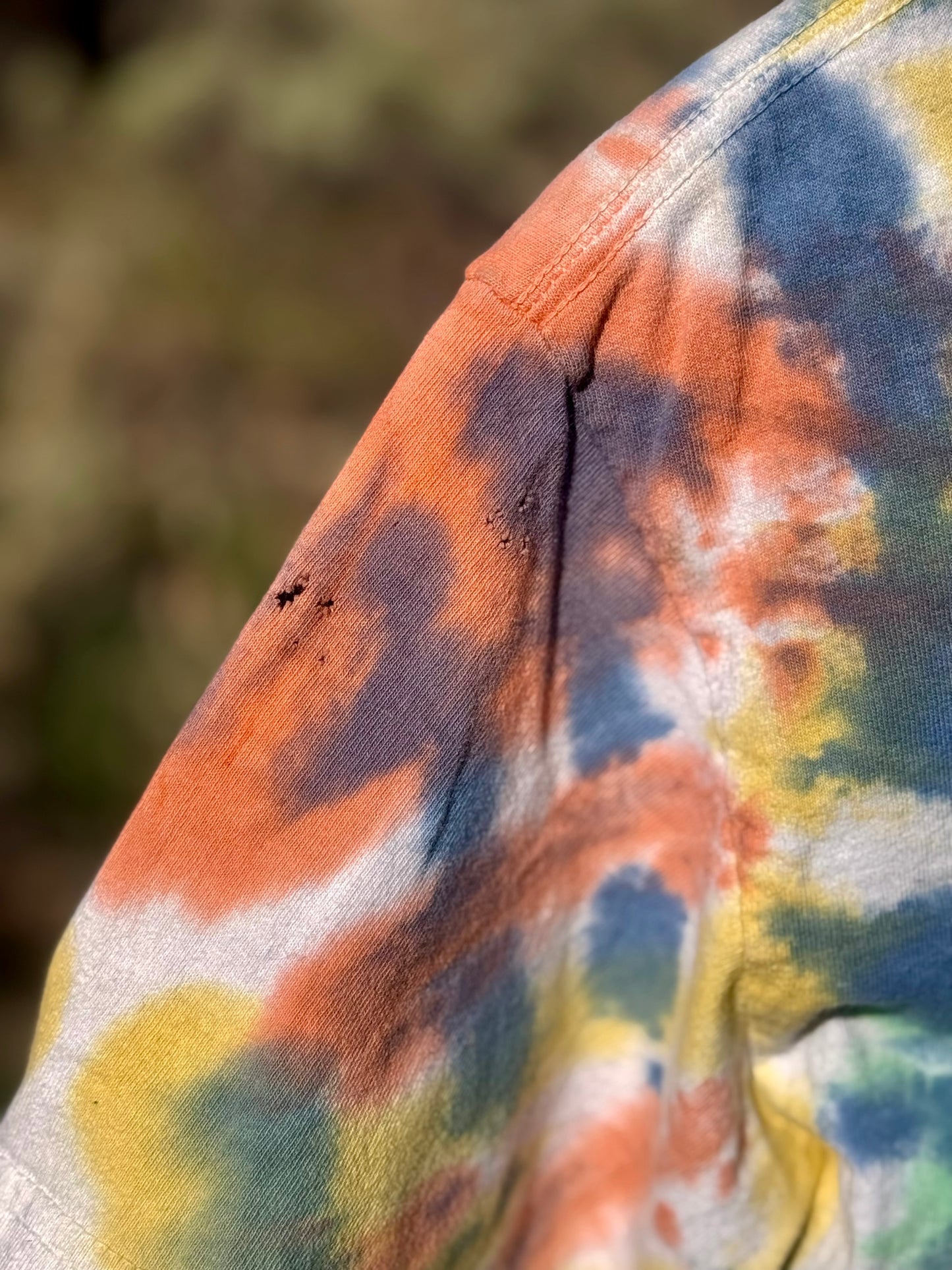 Grateful Dead Liquid Blue Vintage Tie‑Dye T‑Shirt (Double Stitch, Size M)