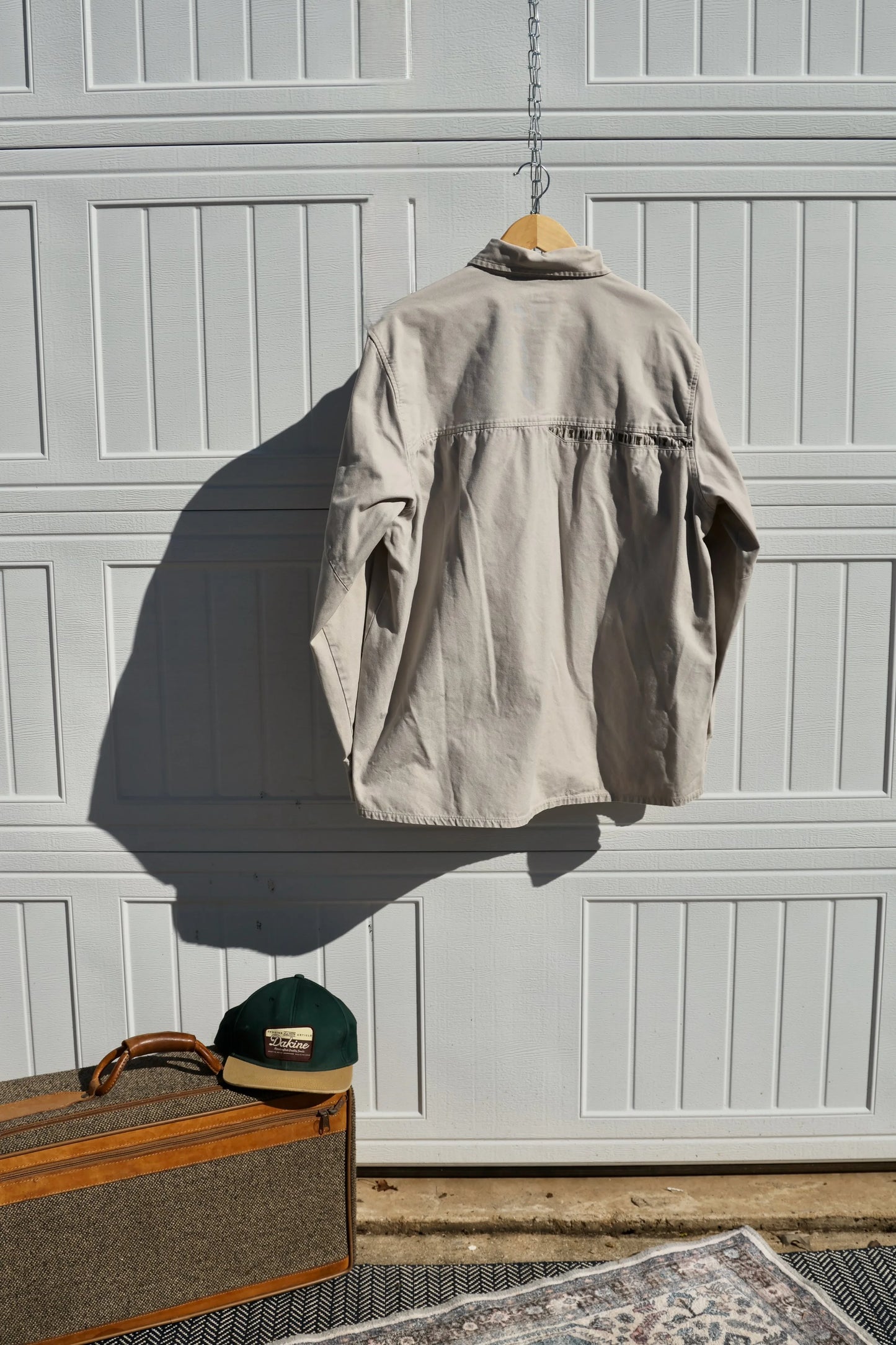"Parka Power Patch" - Upcycled Helly Hansen Workwear Button-Down