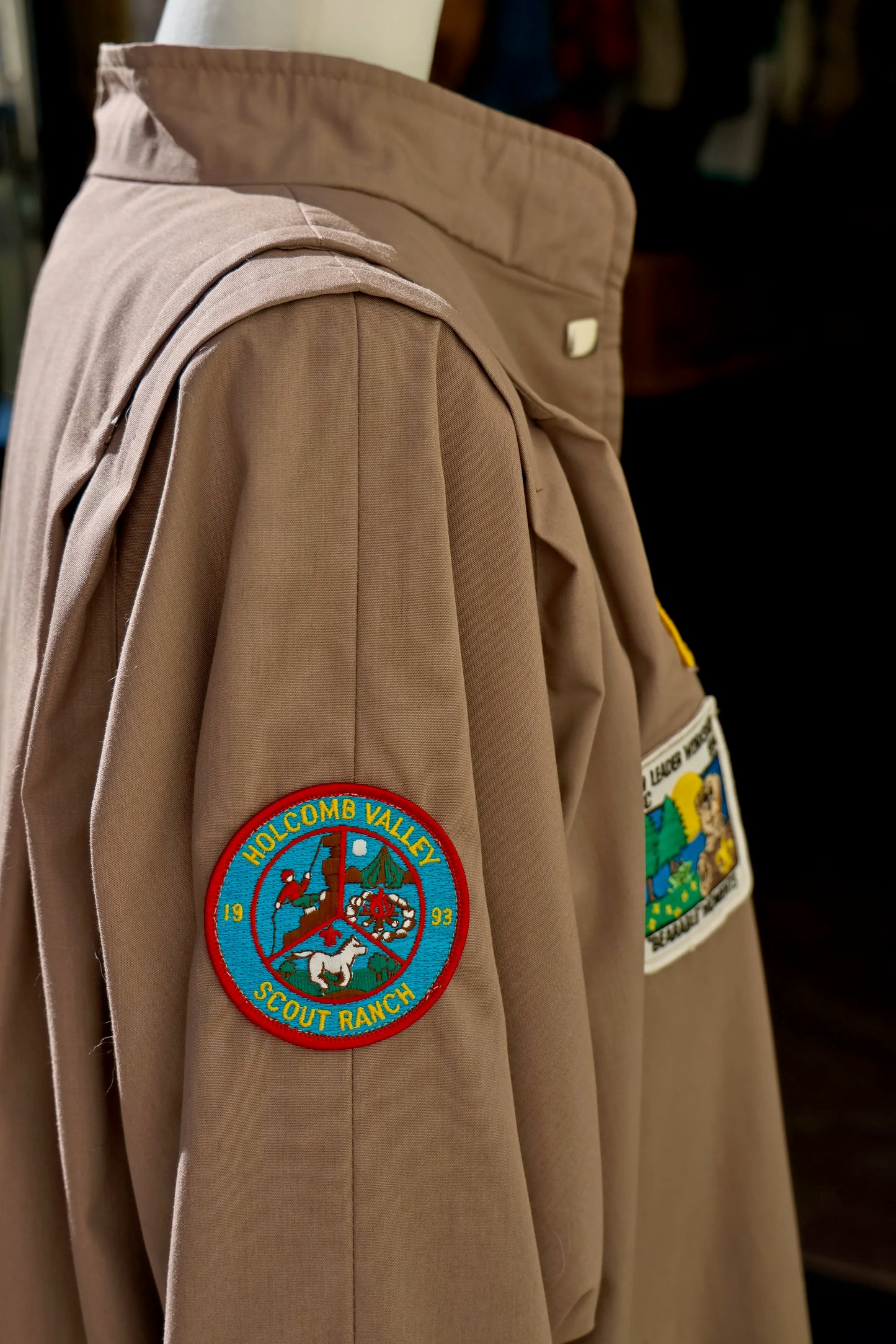 "Trail Scout Badge" - Upcycled Vintage Foxland Jacket
