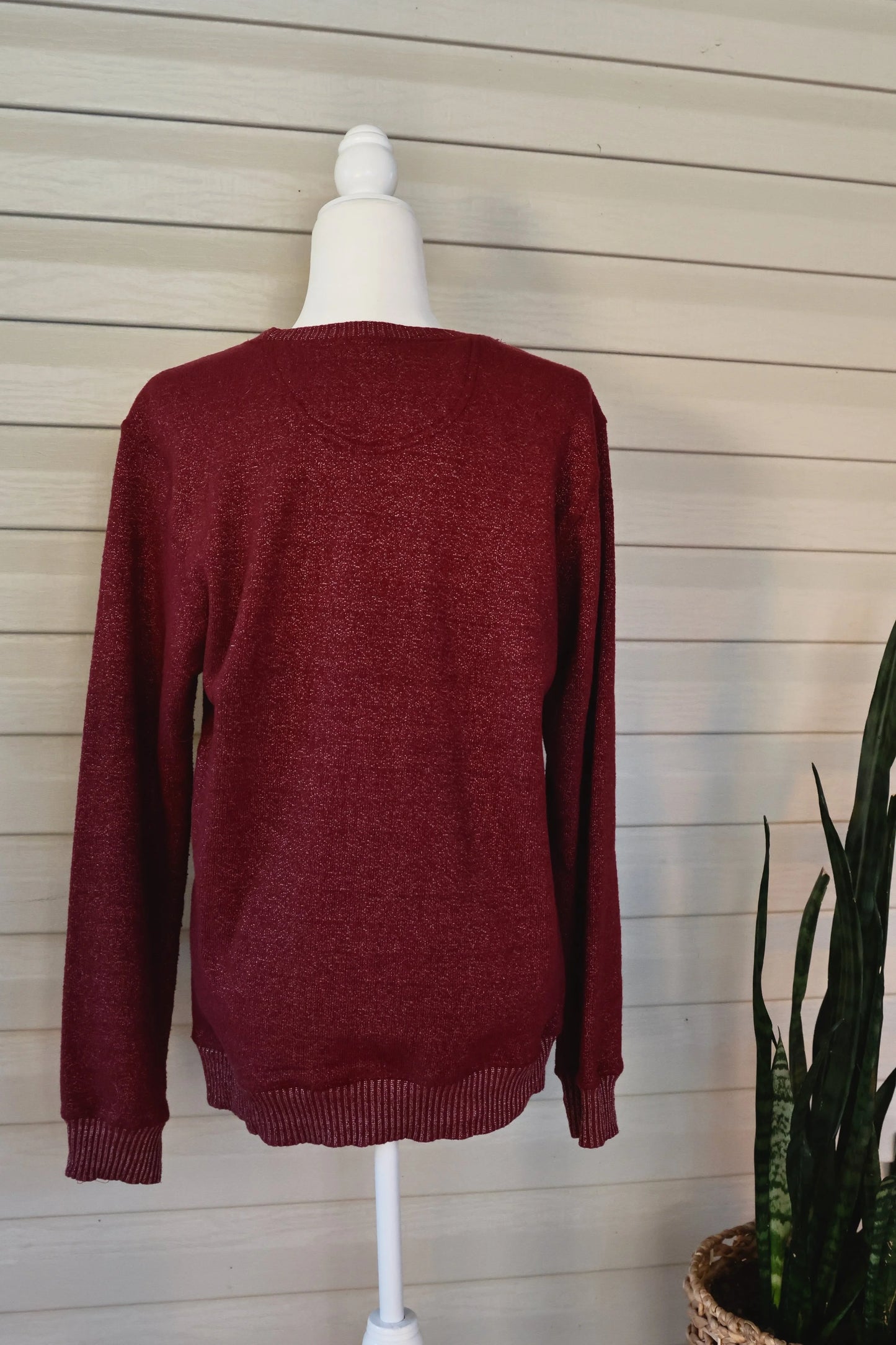 Vintage “North Pole Alaska” Salt Creek Apparel Maroon Crewneck Sweatshirt – Unisex Medium