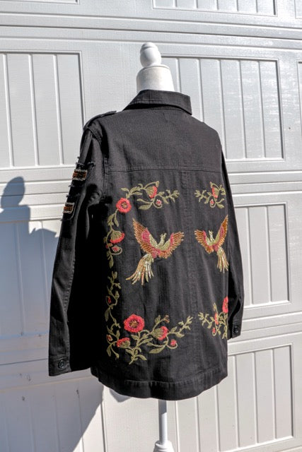 Colleen Lopez Embroidered Phoenix Jacket – L (NWT)