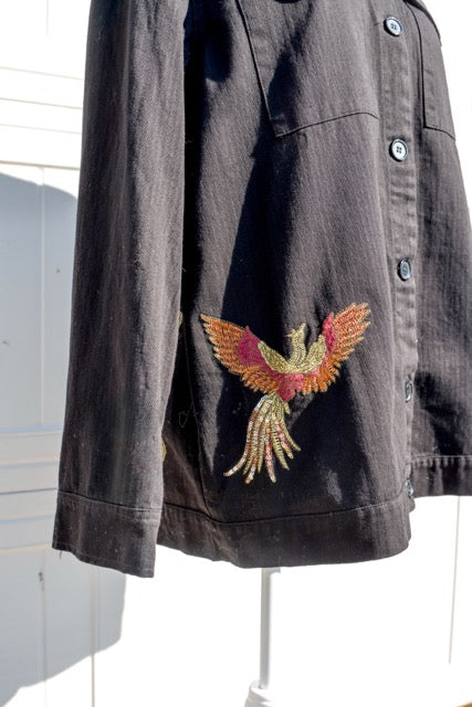 Colleen Lopez Embroidered Phoenix Jacket – L (NWT)