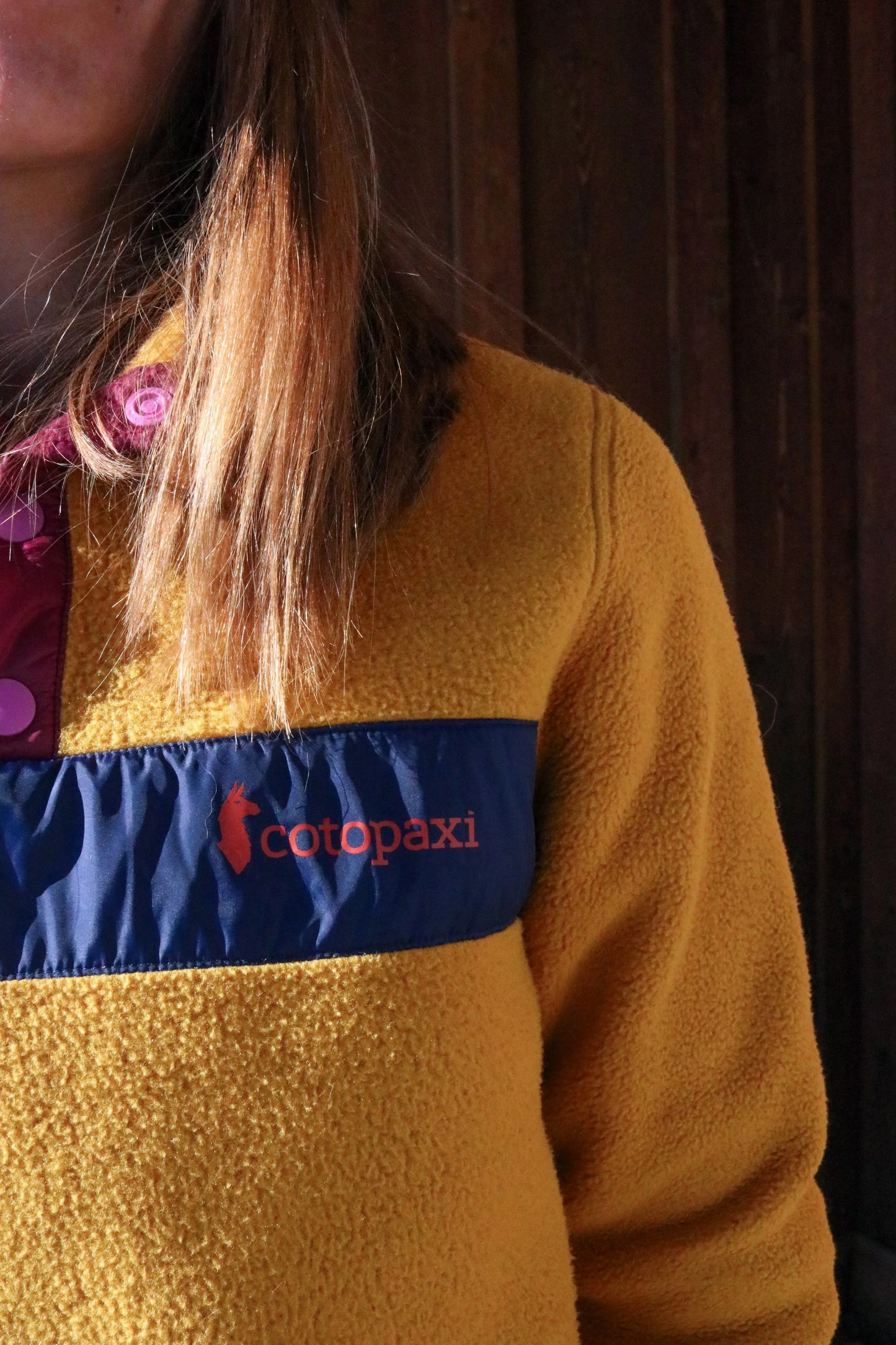 Cotopaxi Teca Yellow Fleece Pullover - XS