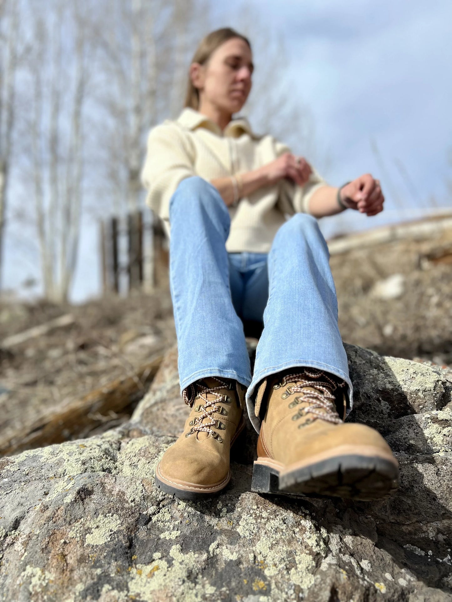 Nautica Women's Suede Sherpa Winter Boots