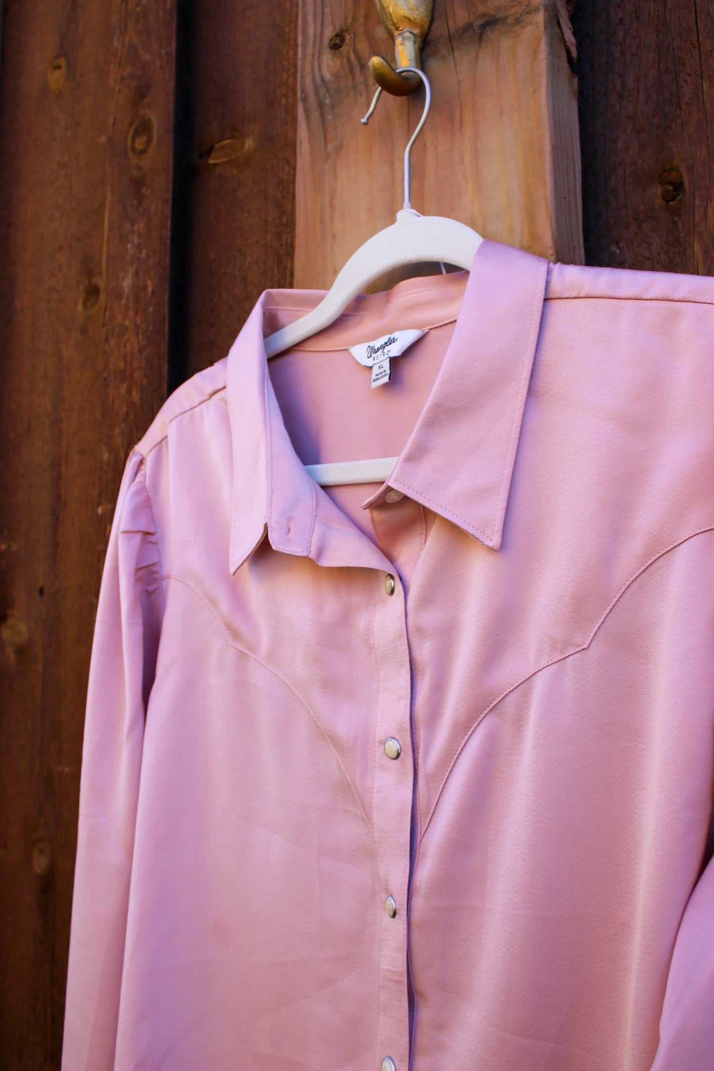 Wrangler Retro Women’s XL Pearl Snap Button Down