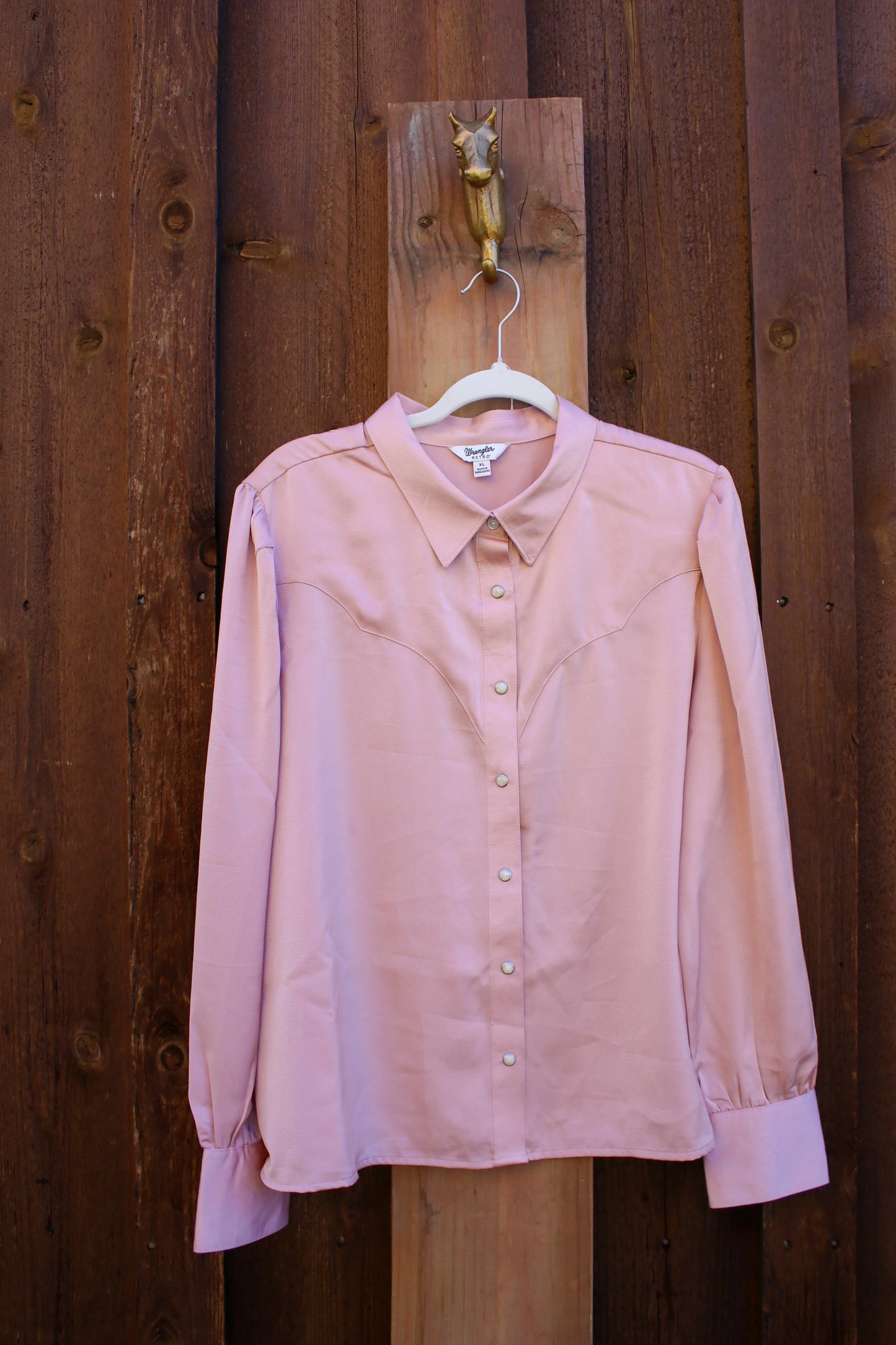 Wrangler Retro Women’s XL Pearl Snap Button Down