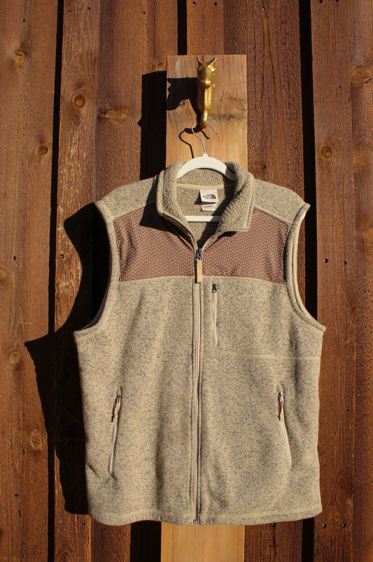 “Rocky River” – Upcycled The North Face Trout Fleece Vest