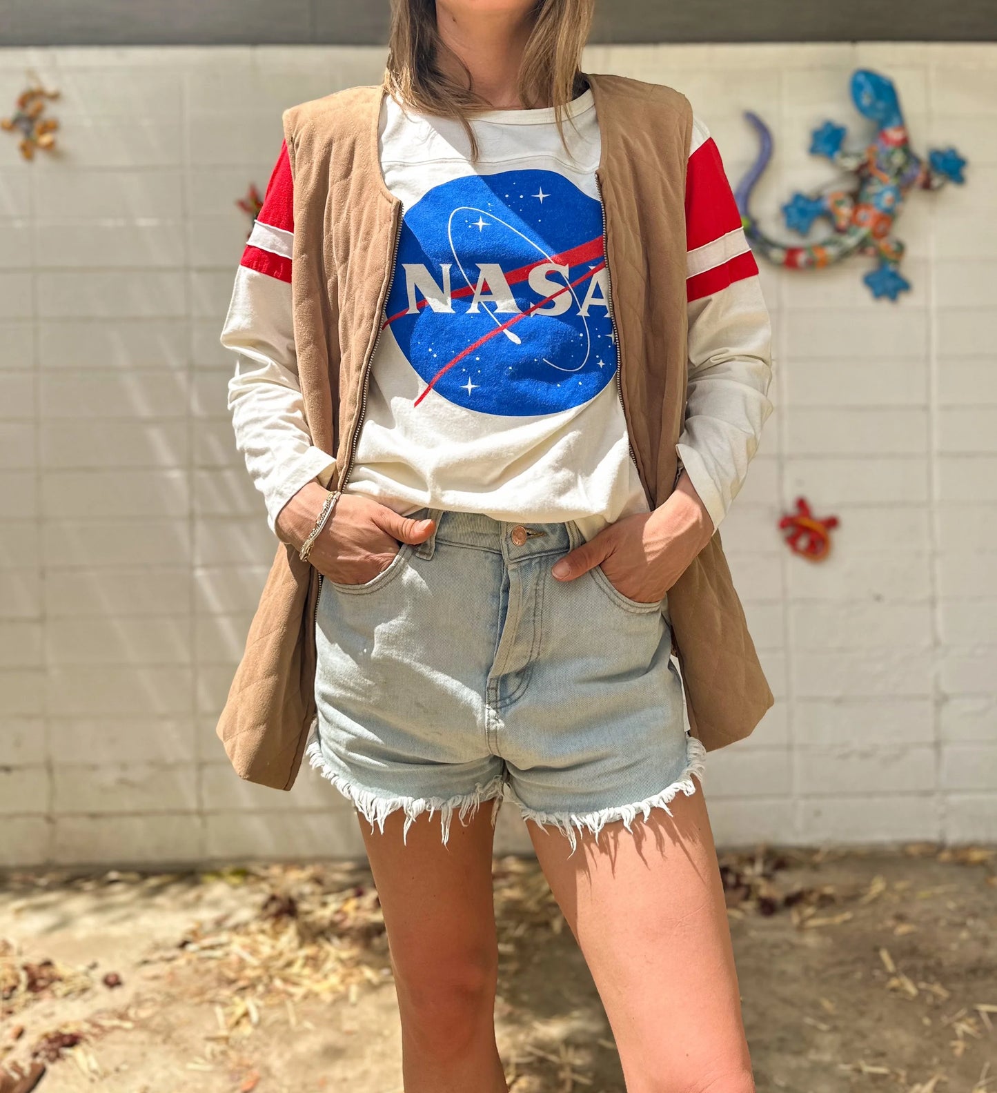 Vintage NASA Long Sleeve Graphic Tee