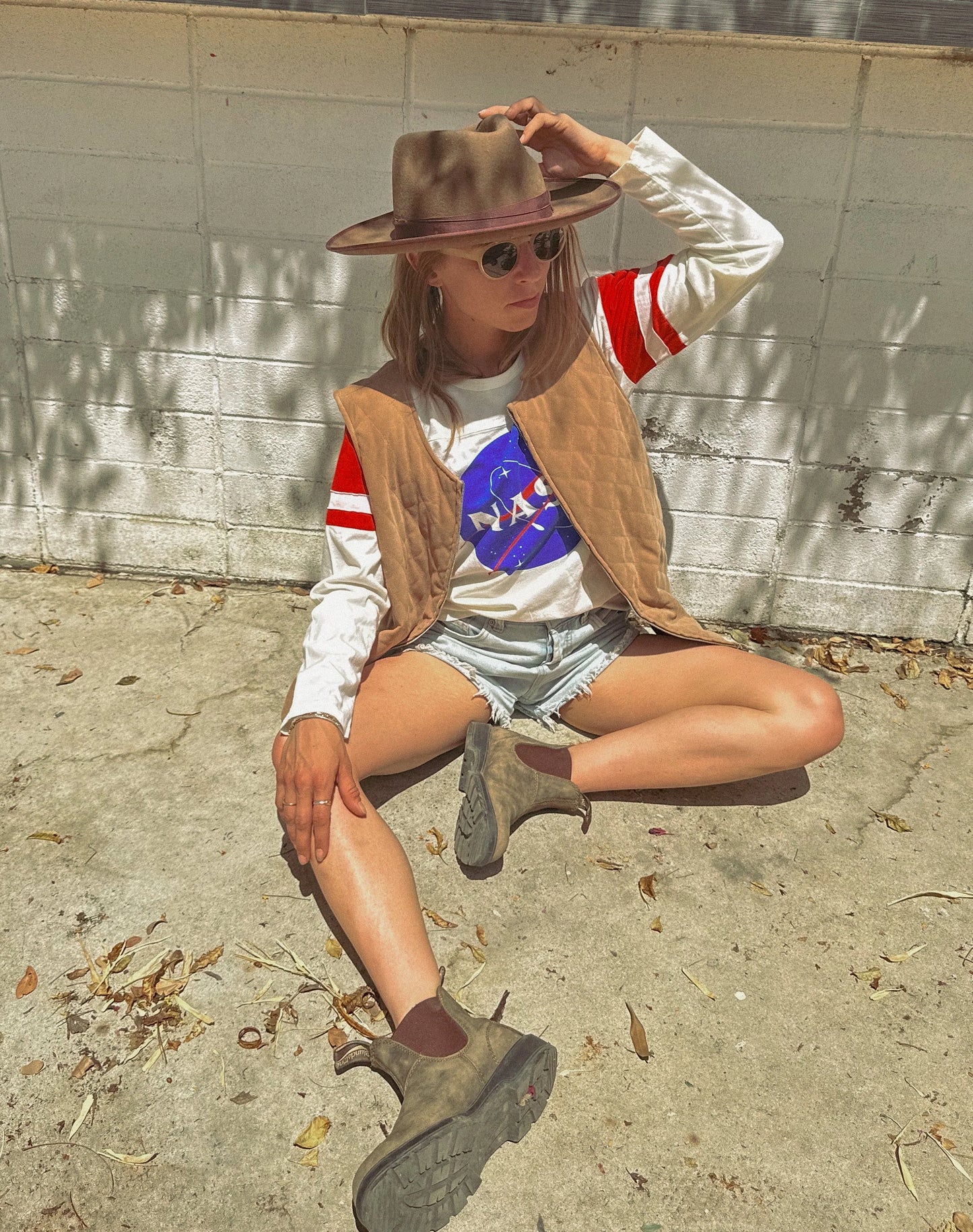 Vintage NASA Long Sleeve Graphic Tee