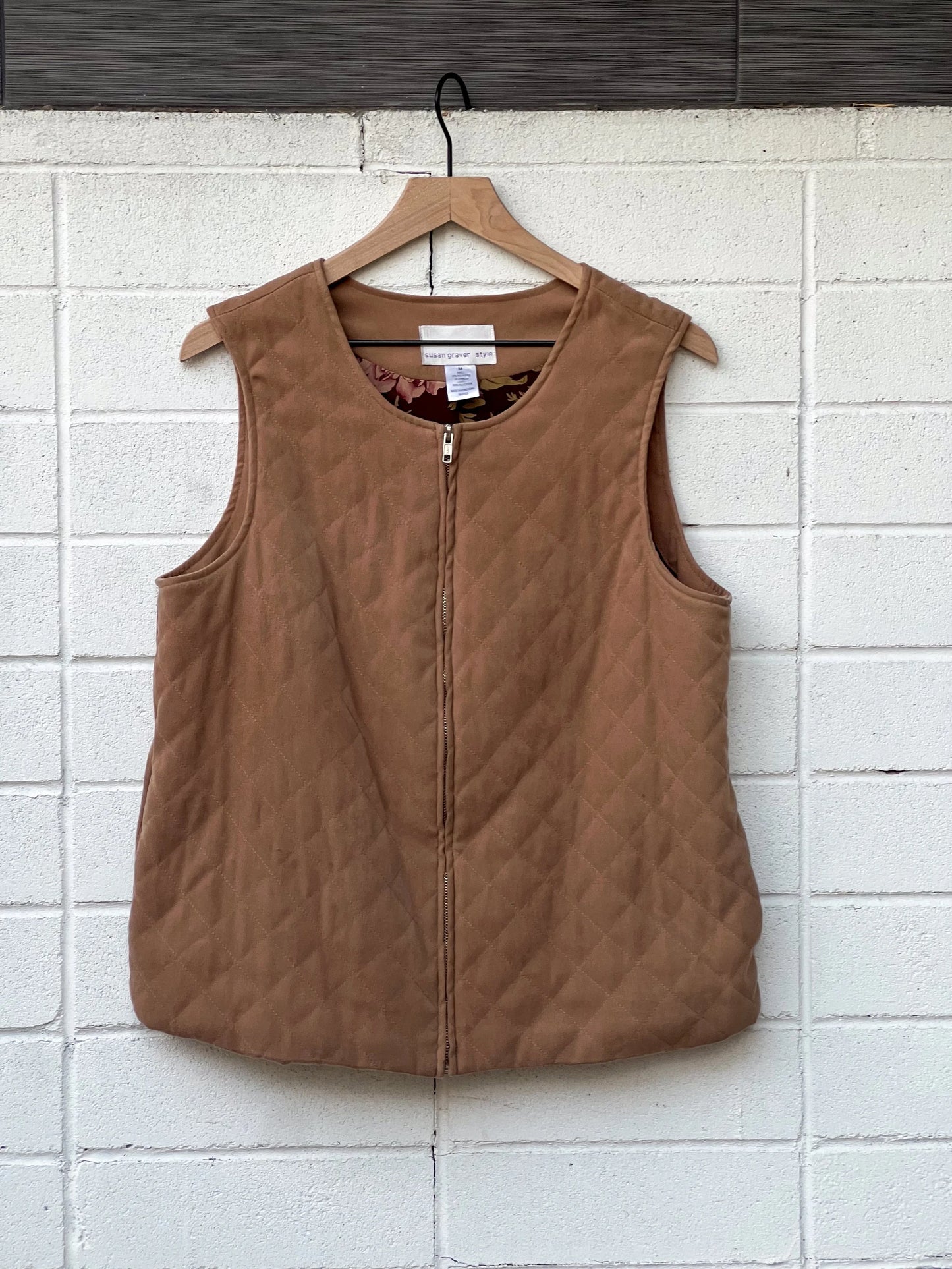 Susan Graver Women’s Tan Vest