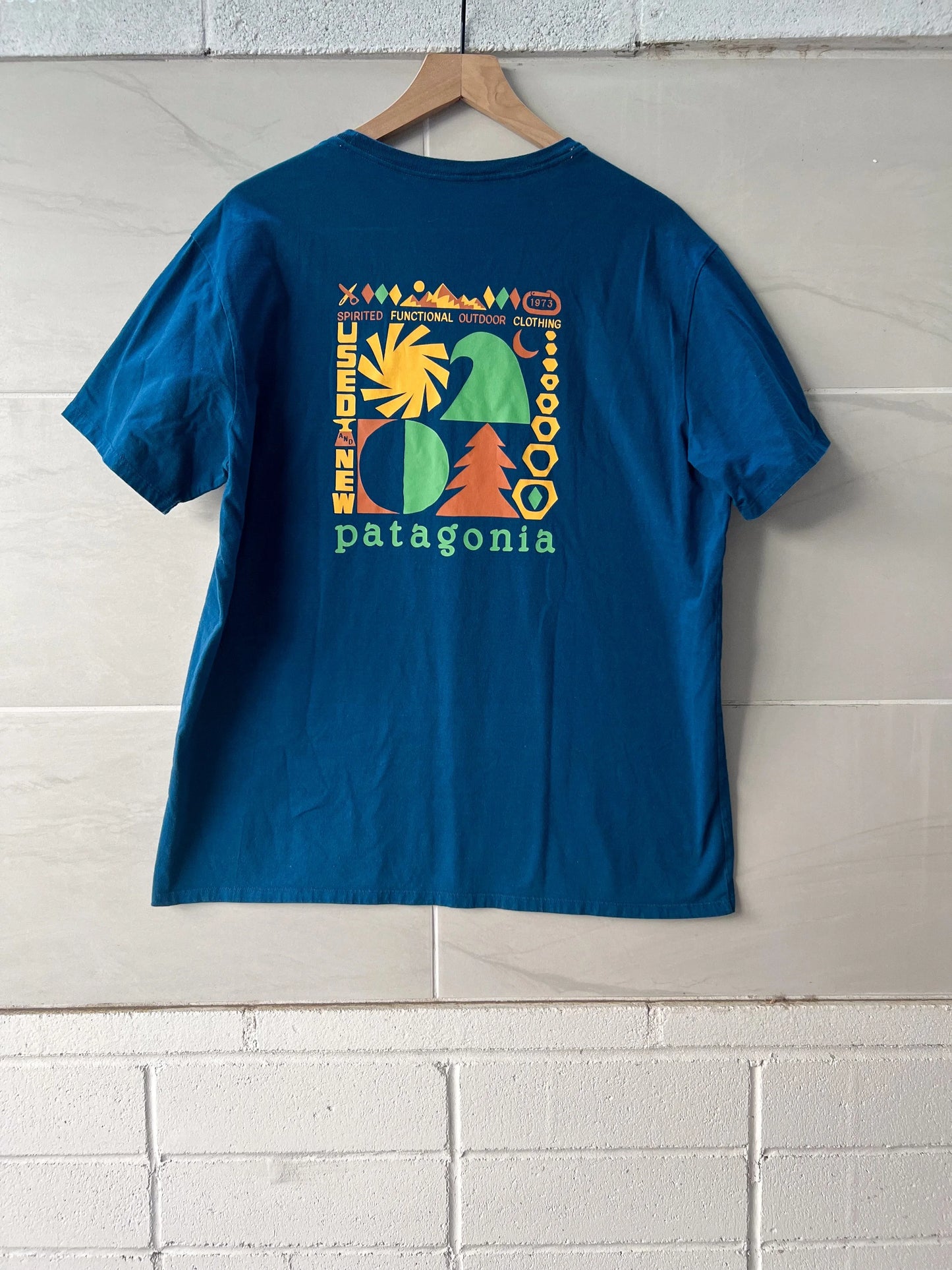 Patagonia Men’s “Buy Used & New” Worn Wear Logo T-Shirt