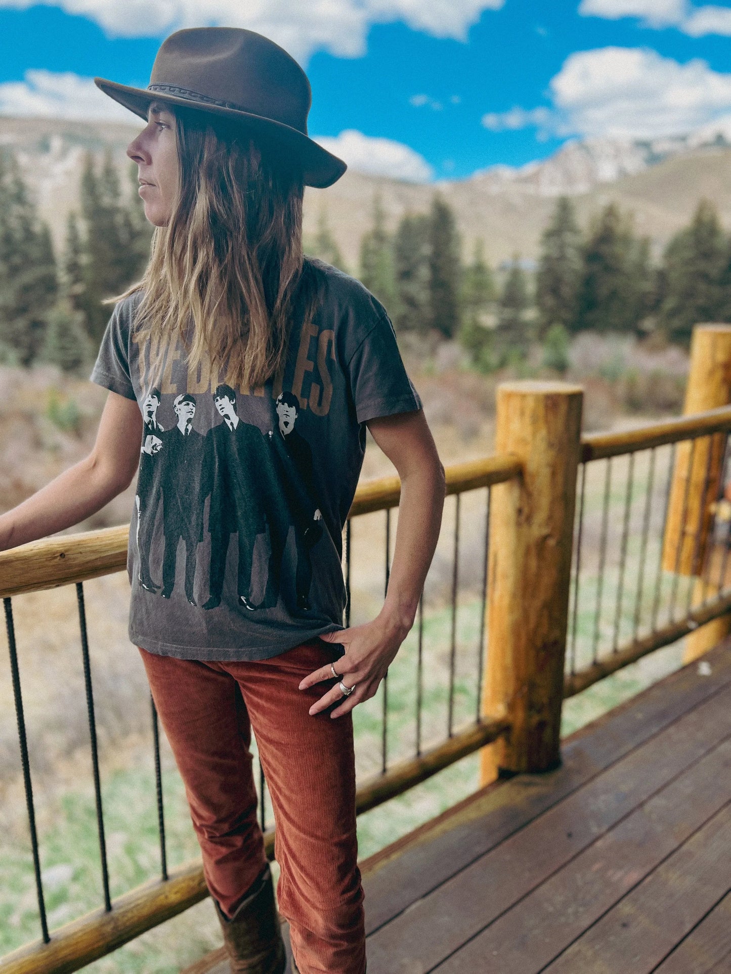 Vintage The Beatles Band Members Graphic Unisex Tee