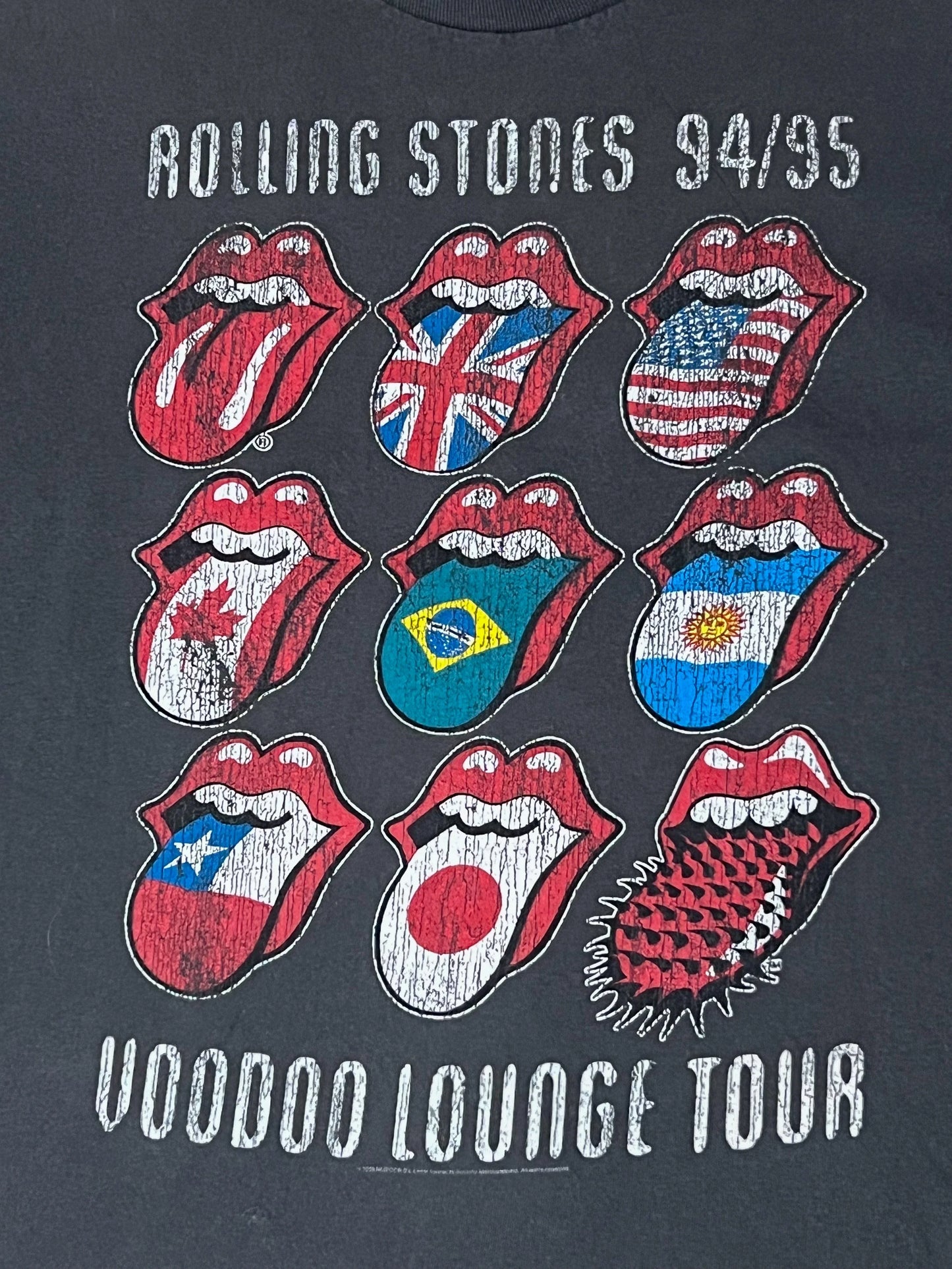 Vintage Rolling Stones Voodoo Lounge 94/95 Tour Unisex Tee