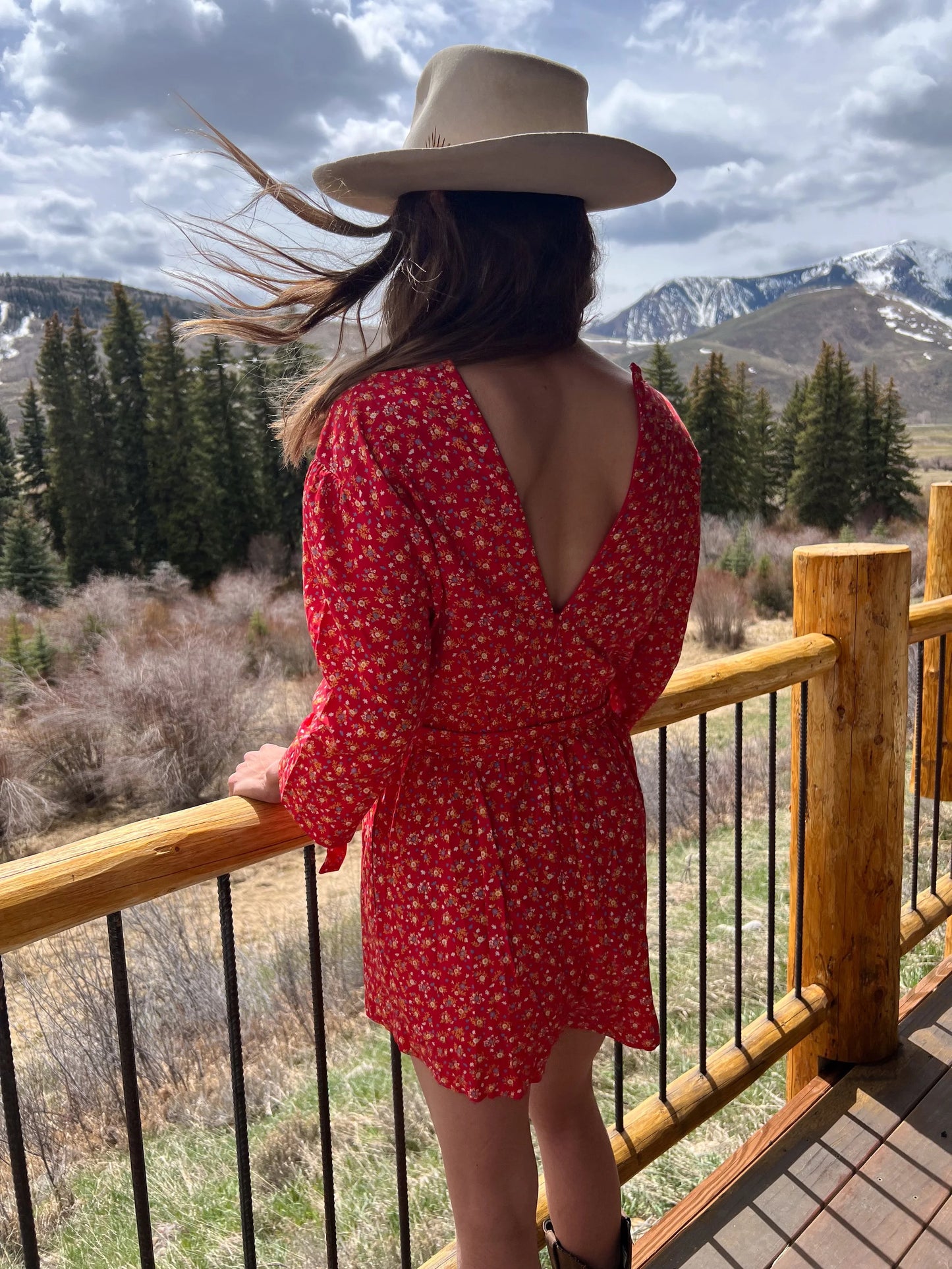 Madewell Women’s Retro Floral Cotton Romper