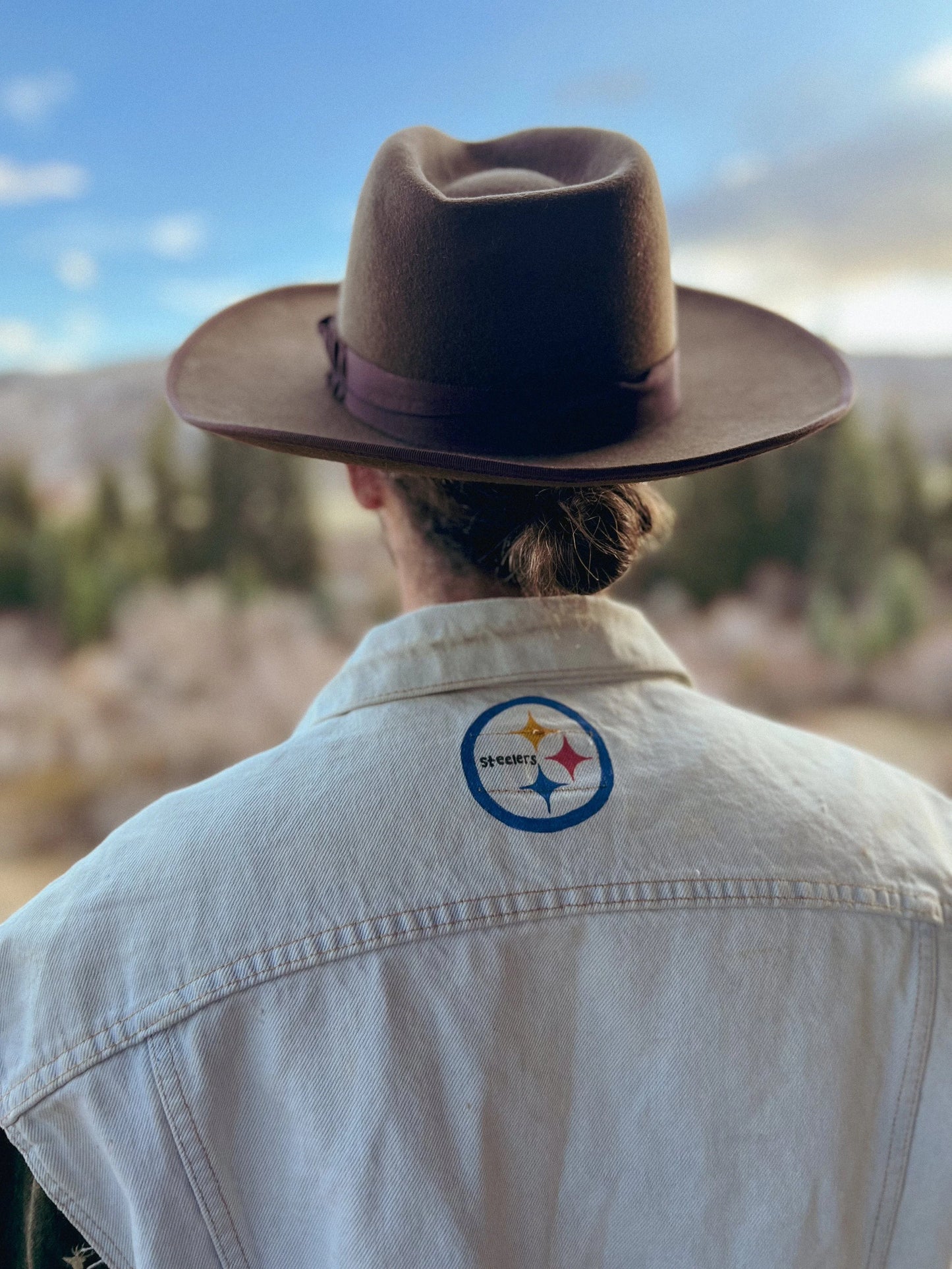 Vintage 1980s Levi’s Light Denim Distressed Vest