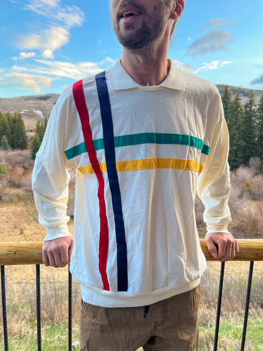 Vintage CA 405 Men’s Tan Cotton Blend Shirt