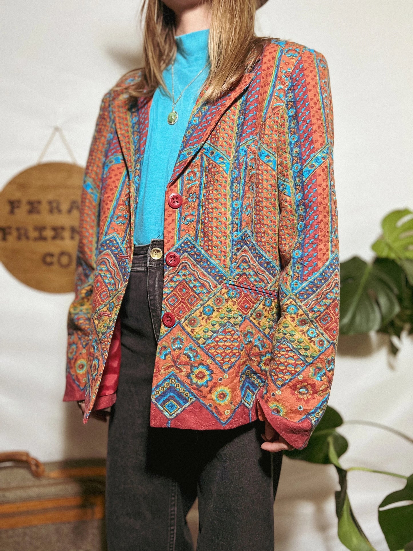 Vintage Coldwater Creek Women’s Retro Button-Up Blazer