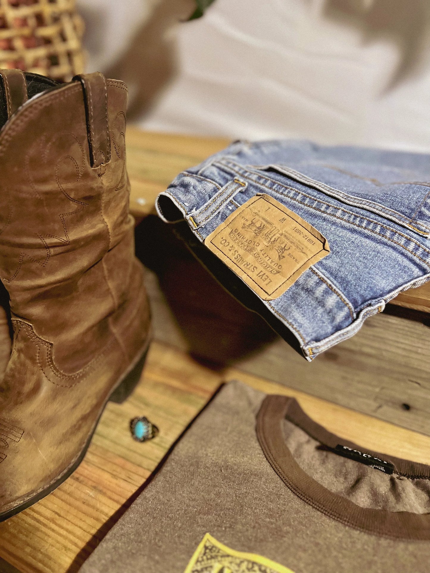 Levi’s Women’s Medium Wash Bermuda Denim Shorts