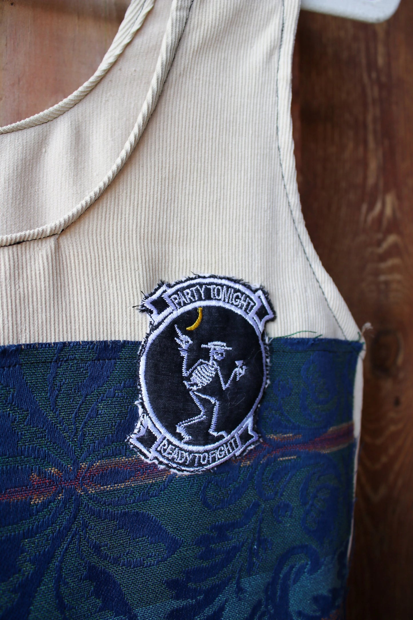 “Patchwork Jam” – Handmade Upcycled Grateful Dead Patch Tank