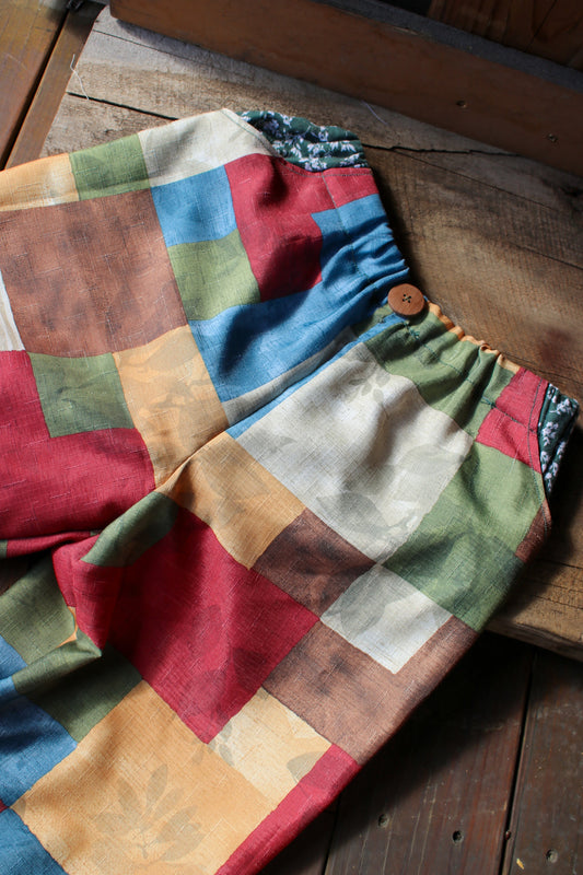 “Trail Quilt” – Handmade Upcycled Patchwork Pants
