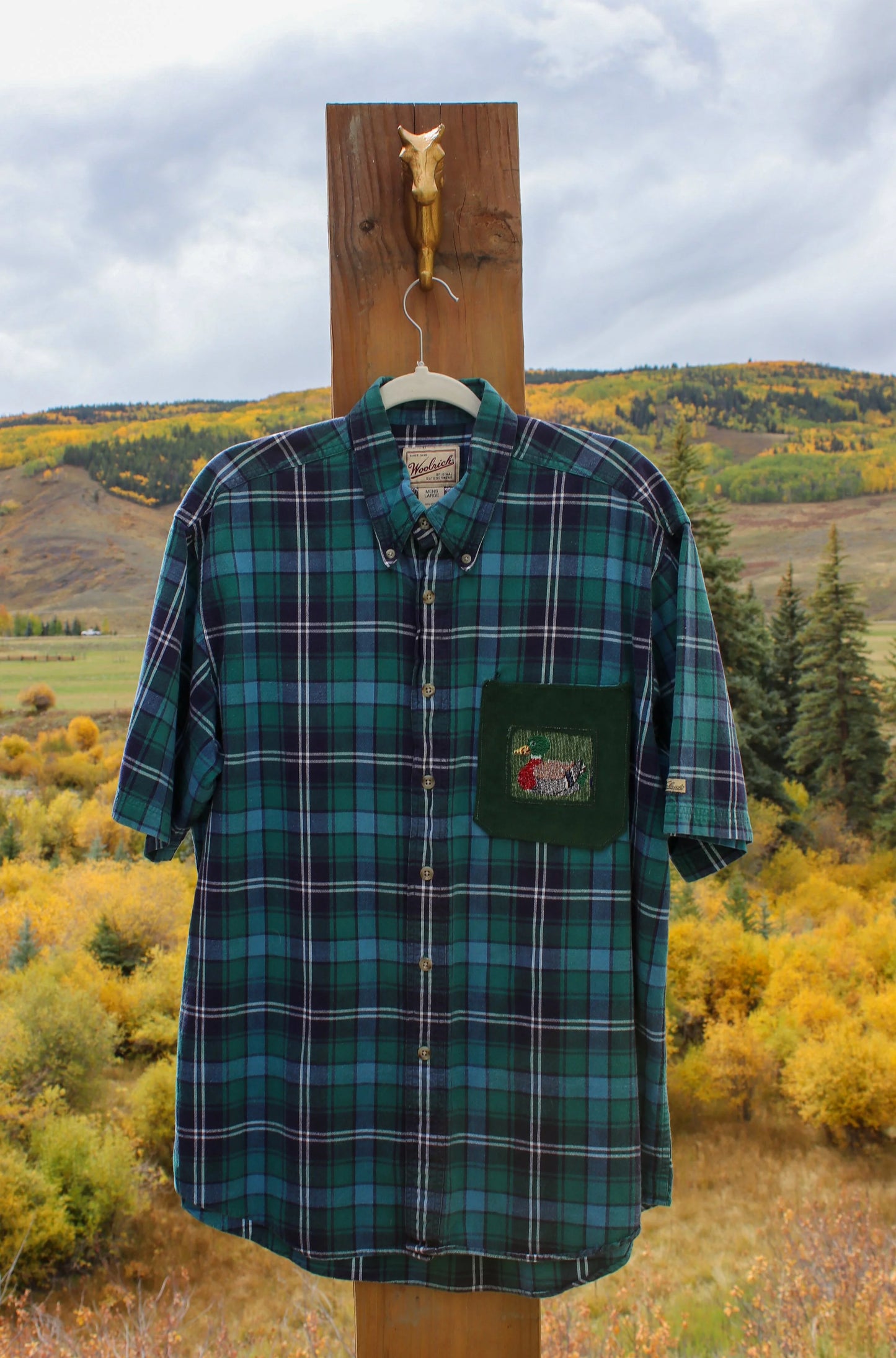 “Catch & Release” – Upcycled Vintage Woolrich Fish + Duck Flannel