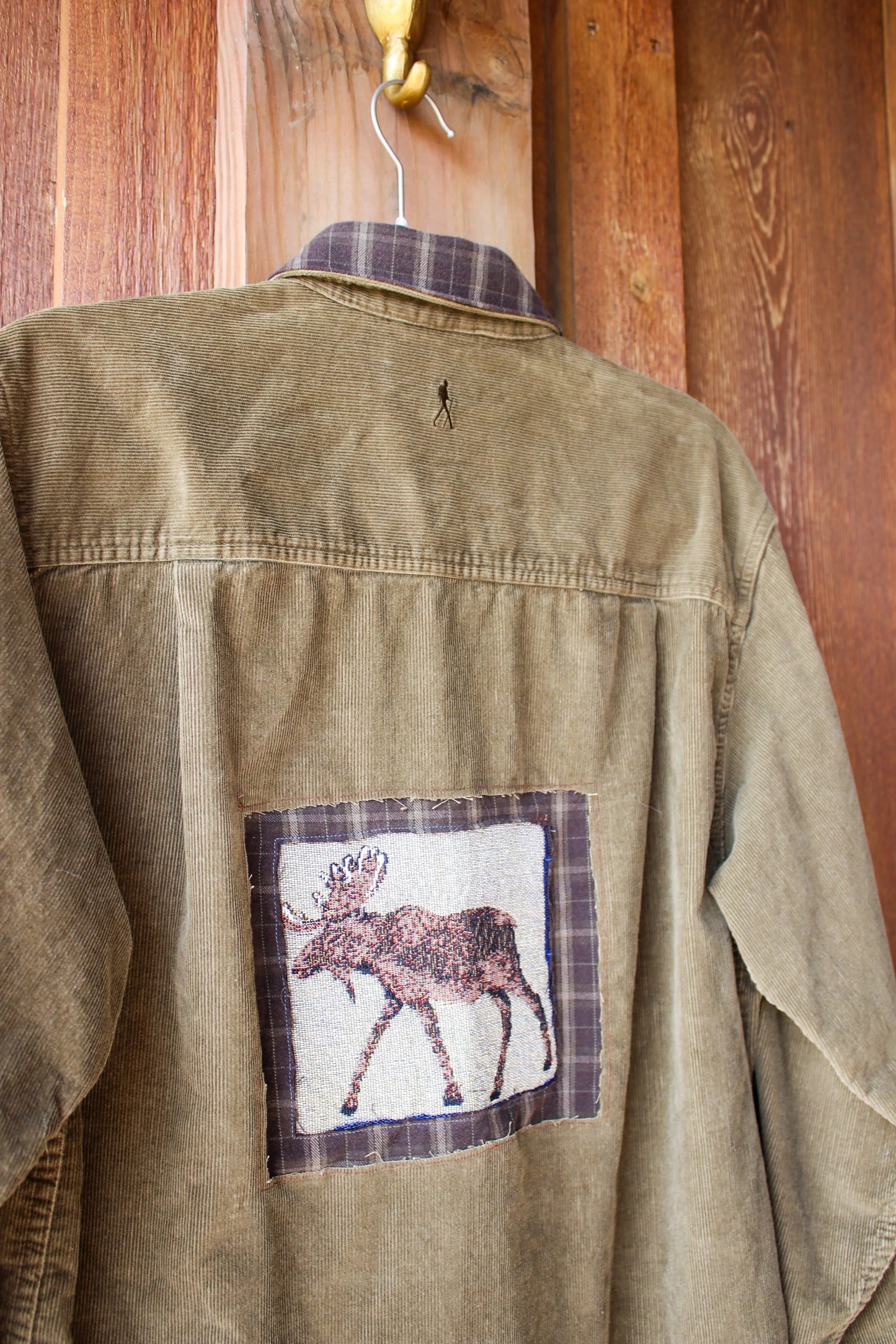 “Pinecone Ridge” – Upcycled Royal Robbins Corduroy Shirt