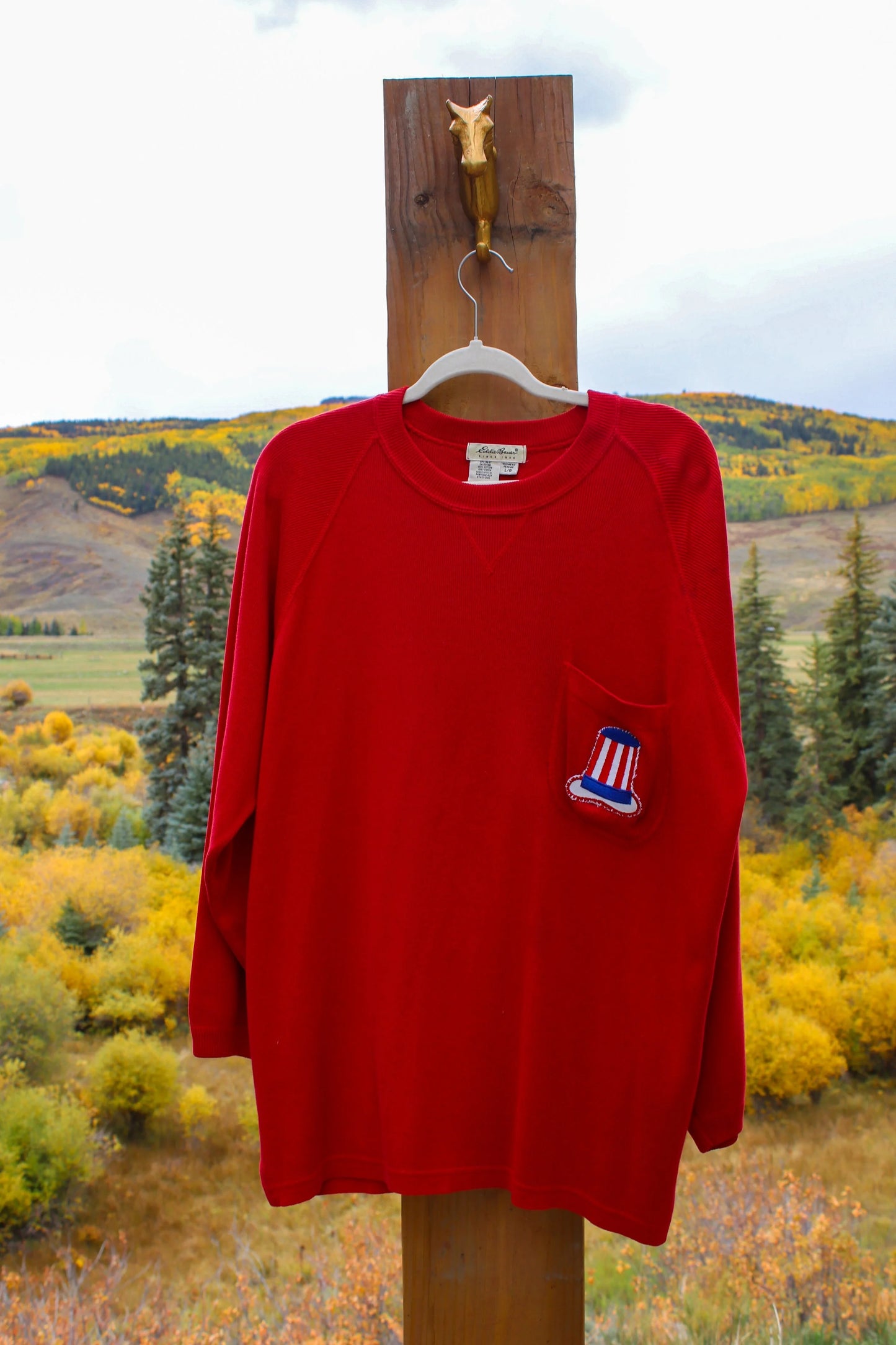 “Dead Cozy” – Upcycled Grateful Dead Vintage Eddie Bauer Sweatshirt