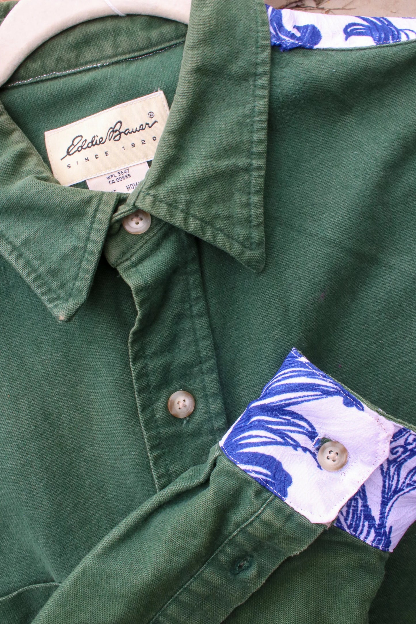 “Paisley Plains” – Upcycled Vintage Eddie Bauer Buttondown