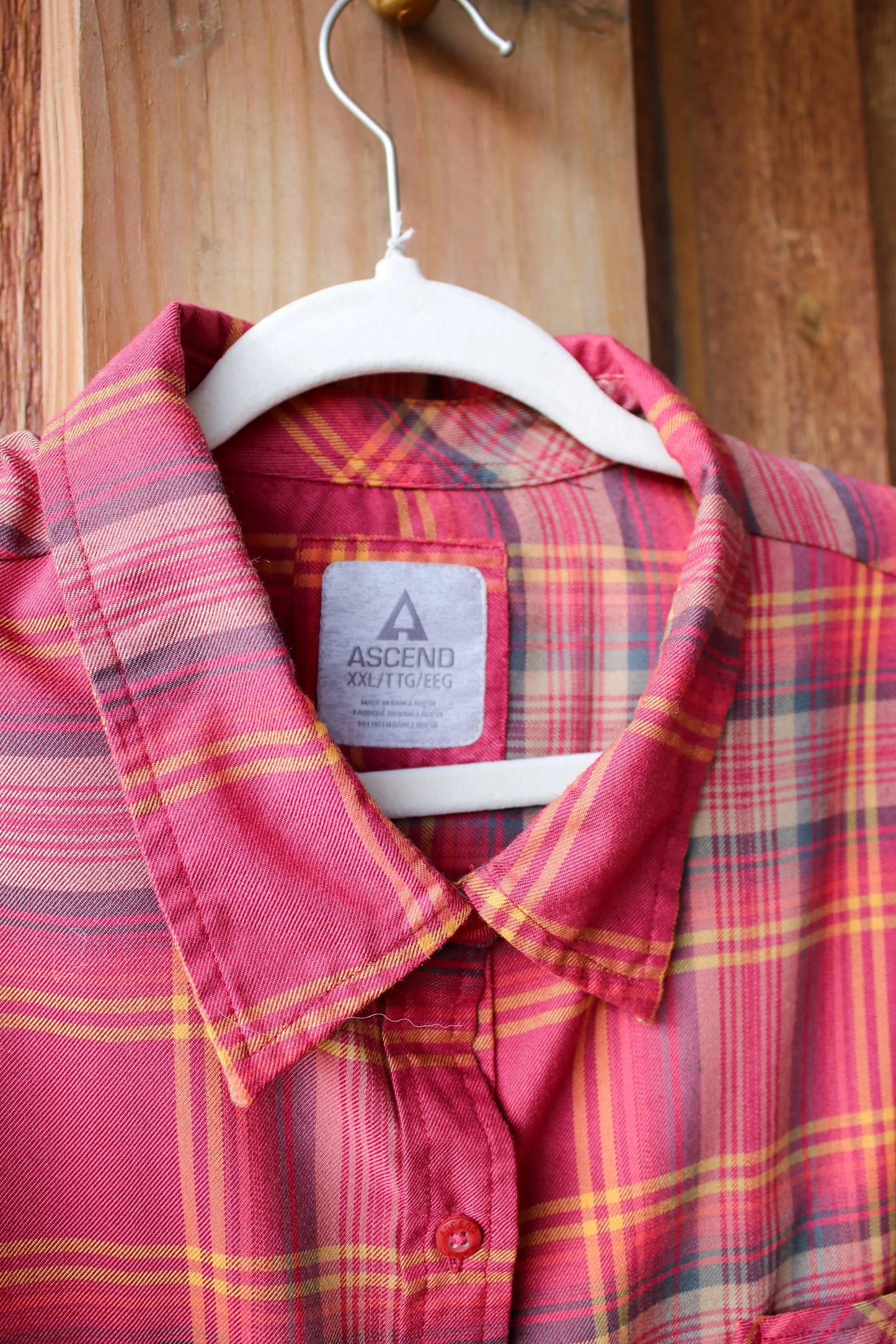 “High Desert Flannel” – Upcycled Ascend Red Flannel