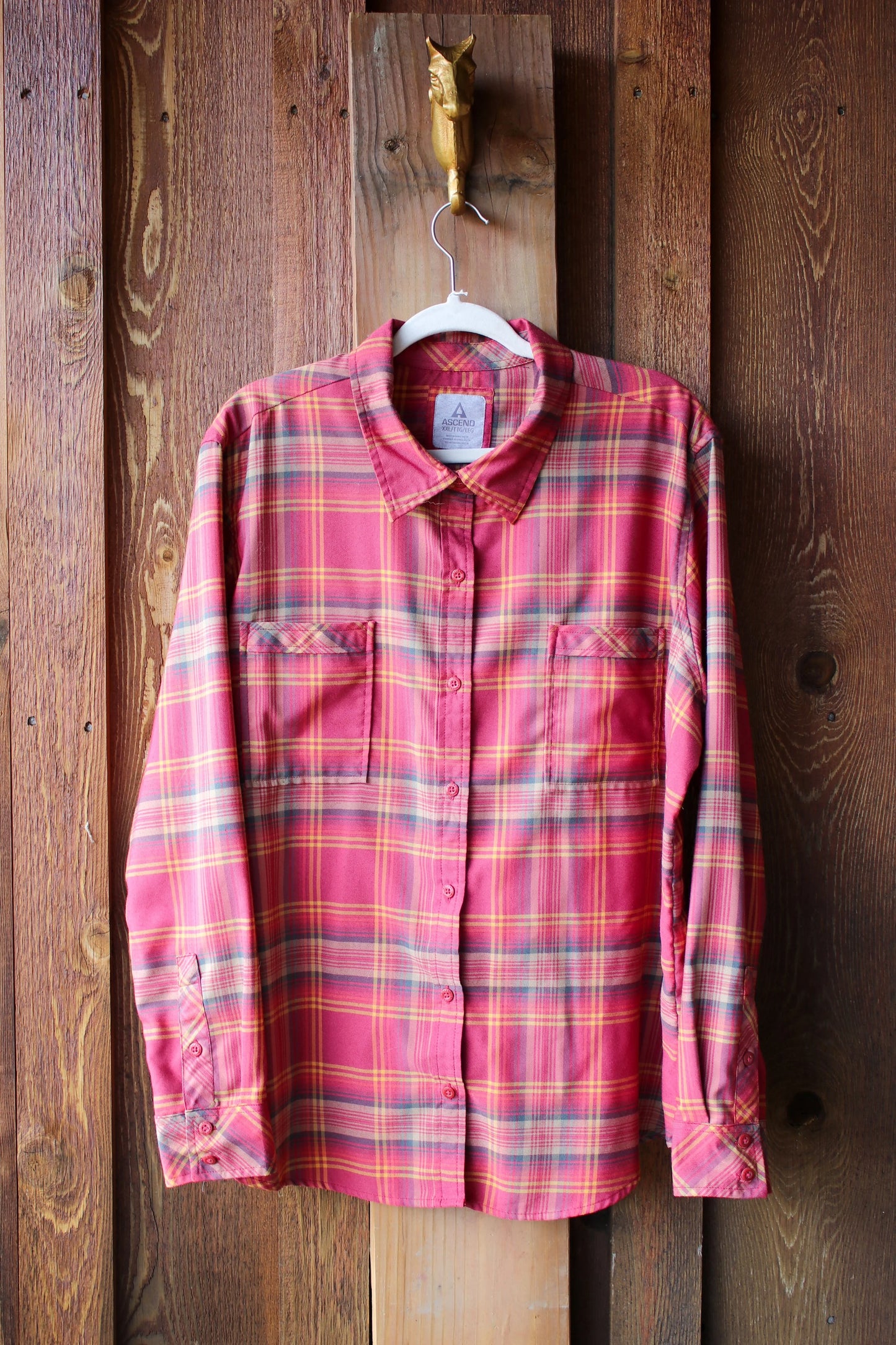 “High Desert Flannel” – Upcycled Ascend Red Flannel
