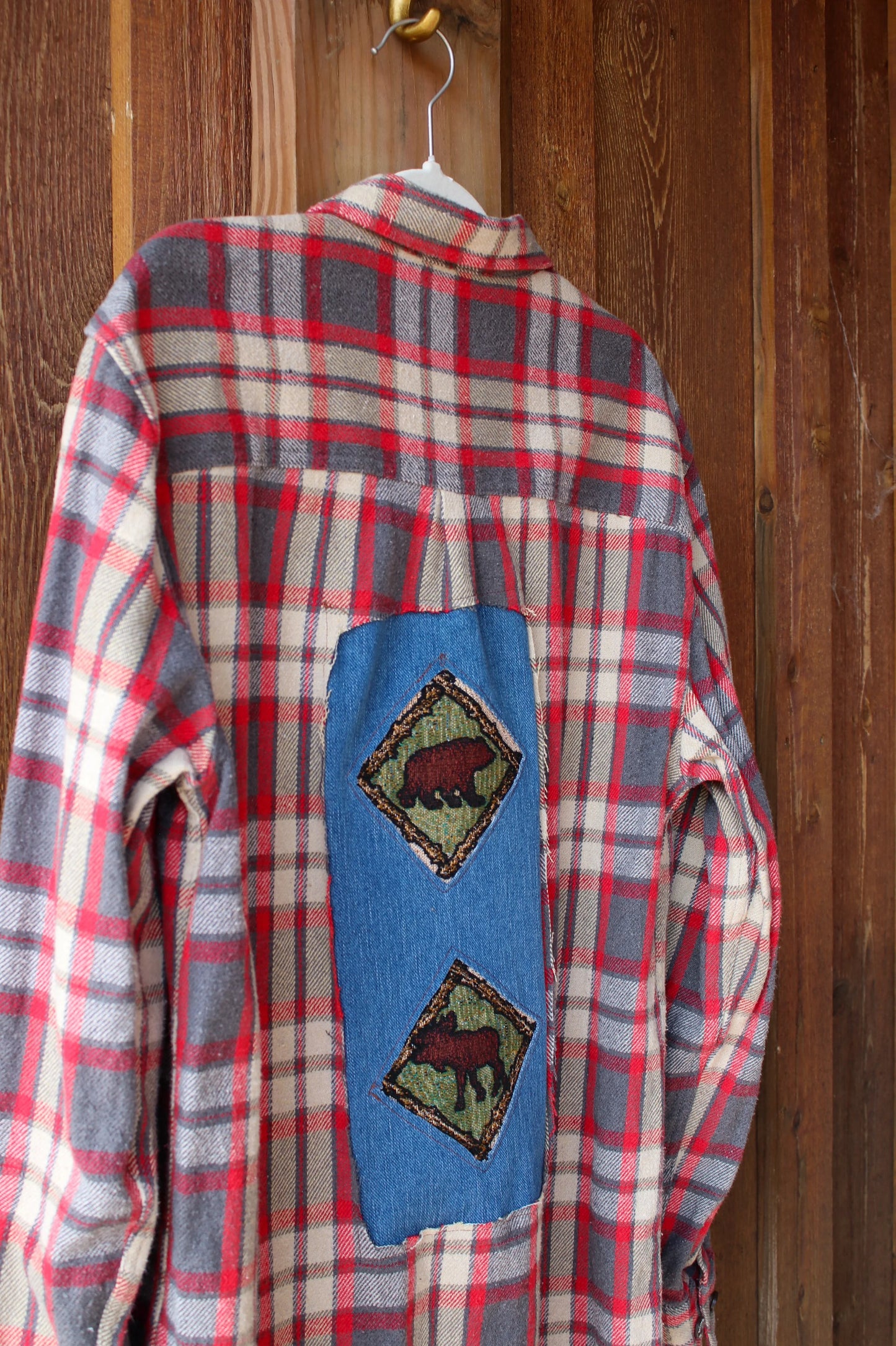 “Plaid for the Pines” – Upcycled Stillwater Supply Flannel