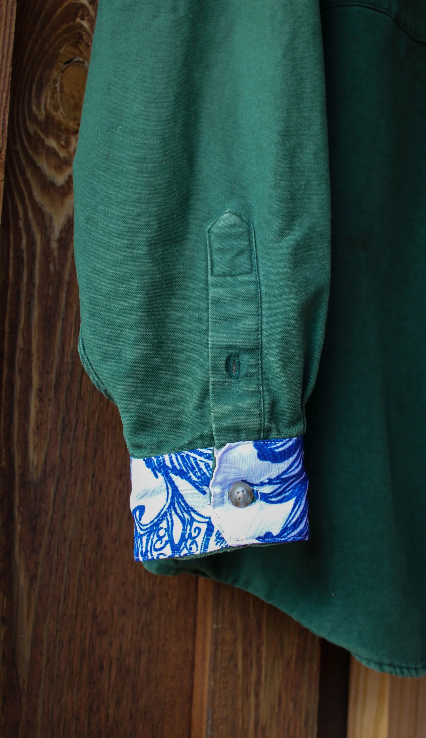 “Paisley Plains” – Upcycled Vintage Eddie Bauer Buttondown