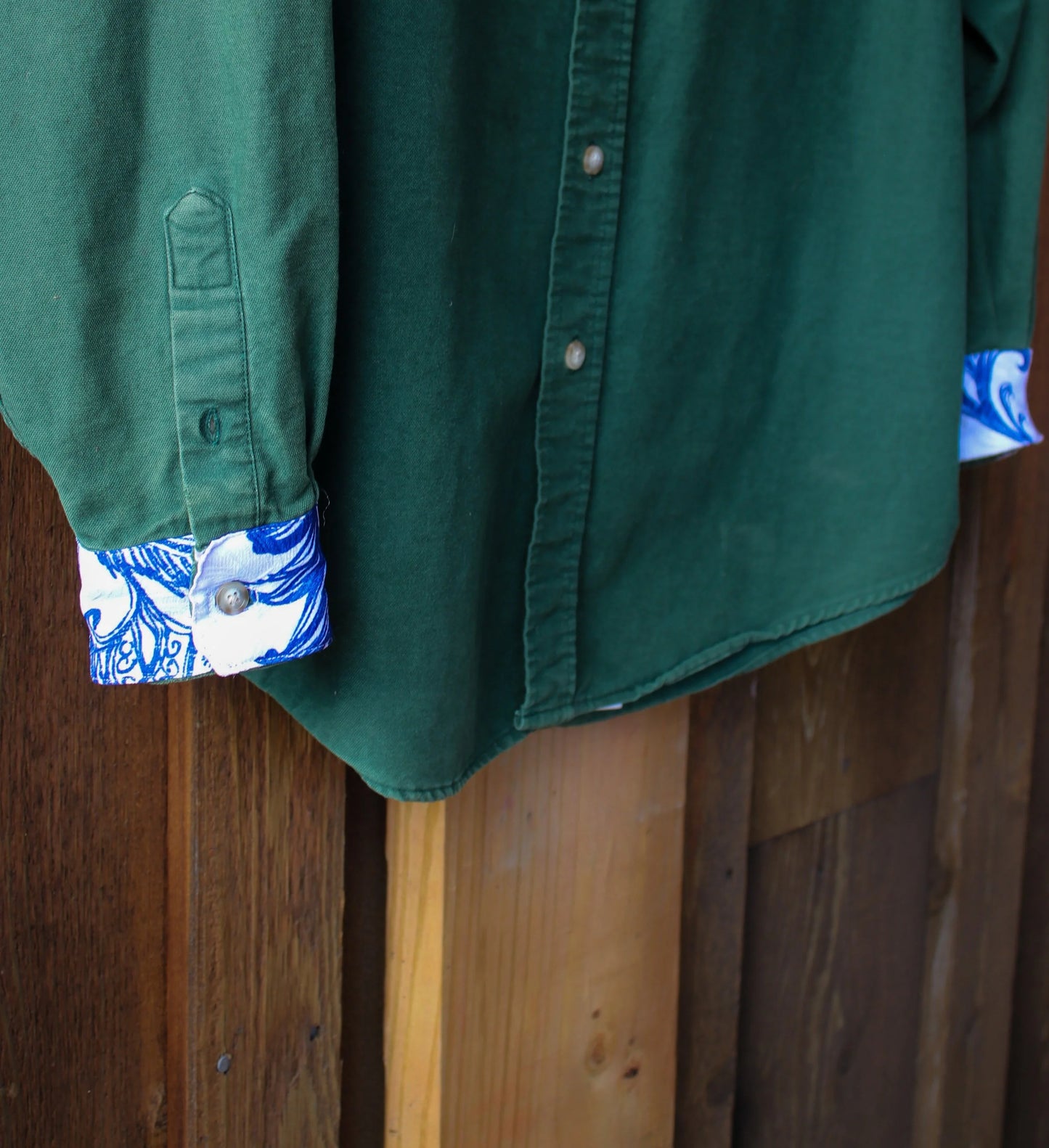 “Paisley Plains” – Upcycled Vintage Eddie Bauer Buttondown