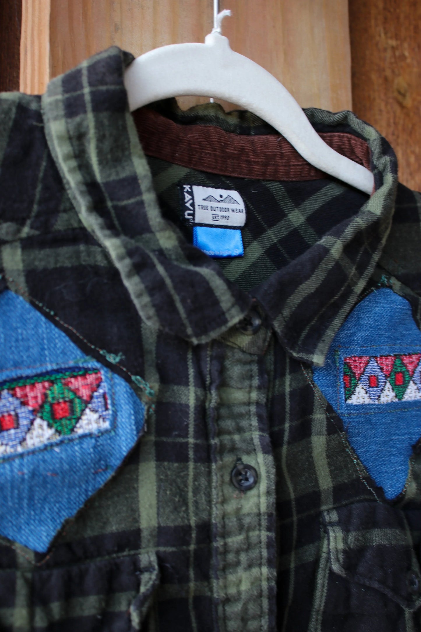 “Southwest Horizons” – Upcycled Kavu Flannel