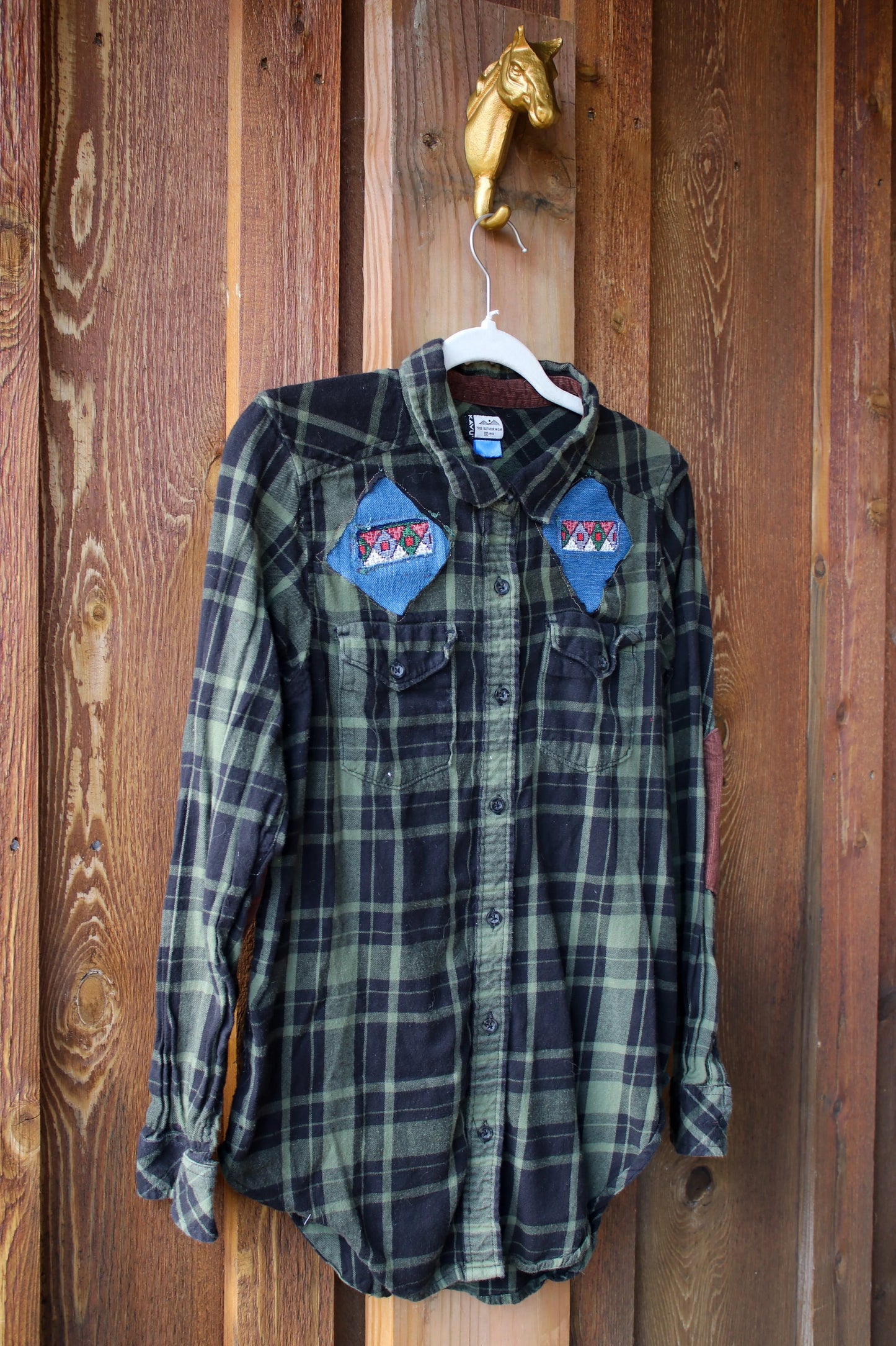 “Southwest Horizons” – Upcycled Kavu Flannel