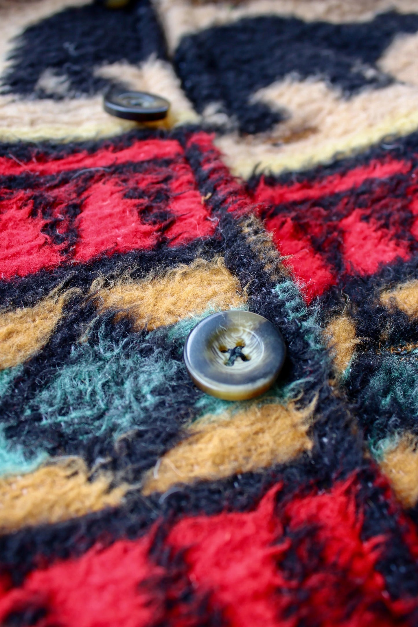 “Timberline Trail” – Handmade Upcycled Bear & Tree Vintage Blanket Jacket